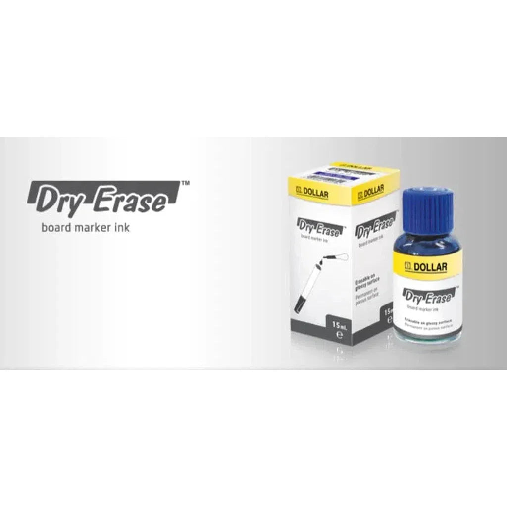 Dollar Dry Erase White Board Marker Ink Bottle 15Ml