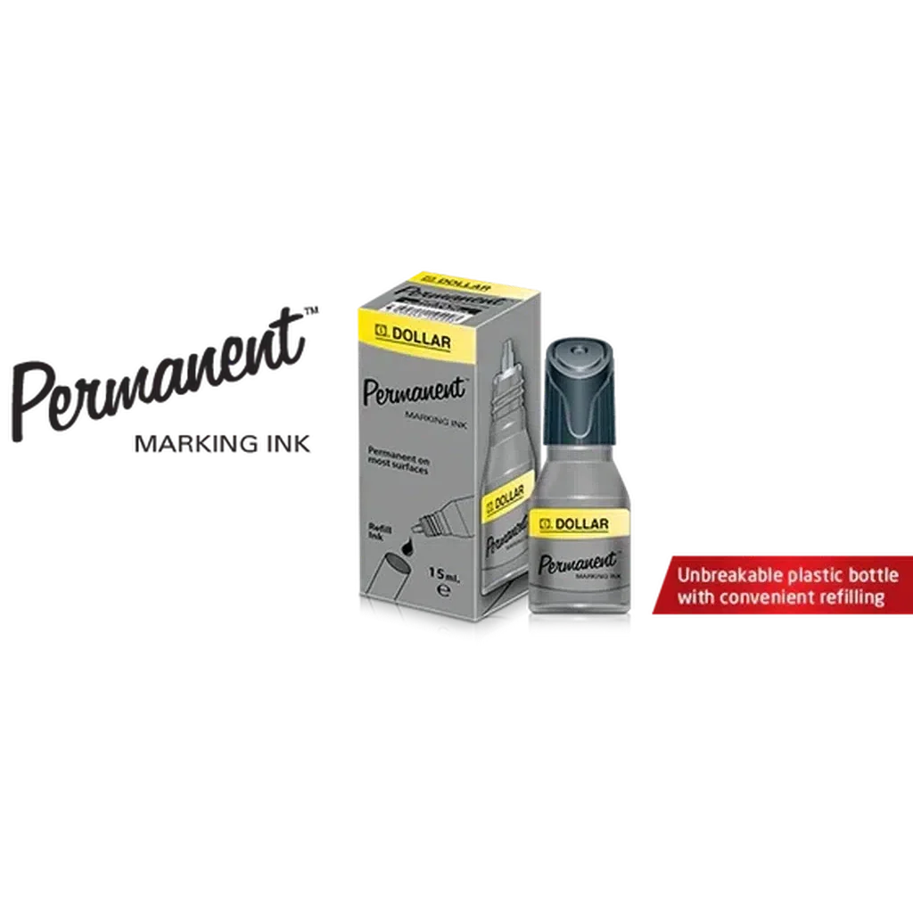 Dollar Marker Refill Ink Black Permanent
