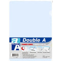 Double A L Shape Clear Folder A4