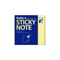 Double A Sticky Note 100 mm x 75 mm 100 Sheets (Yellow) (4'x3')