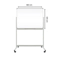Double Sided Magnetic Whiteboard With Stand (Without Installation) 120 x 180 Cm