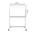 Double Sided Magnetic Whiteboard With Stand (Without Installation) 90 x 120 Cm