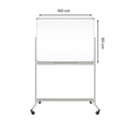 Double Sided Magnetic Whiteboard With Stand (Without Installation) 90 x 150 Cm