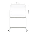 Double Sided Magnetic Whiteboard With Stand (Without Installation) 90 x 180 Cm
