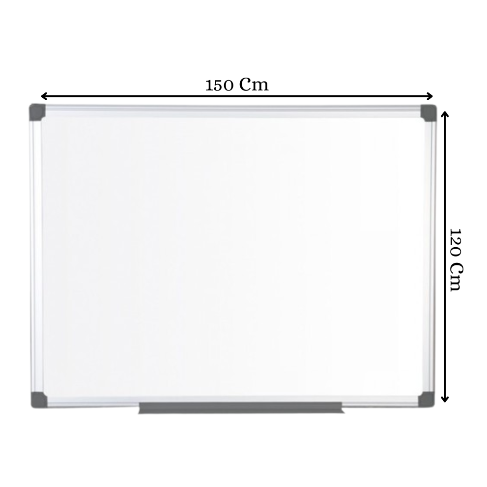 Double sided Magnetic Whiteboard 120 x 150 Cm