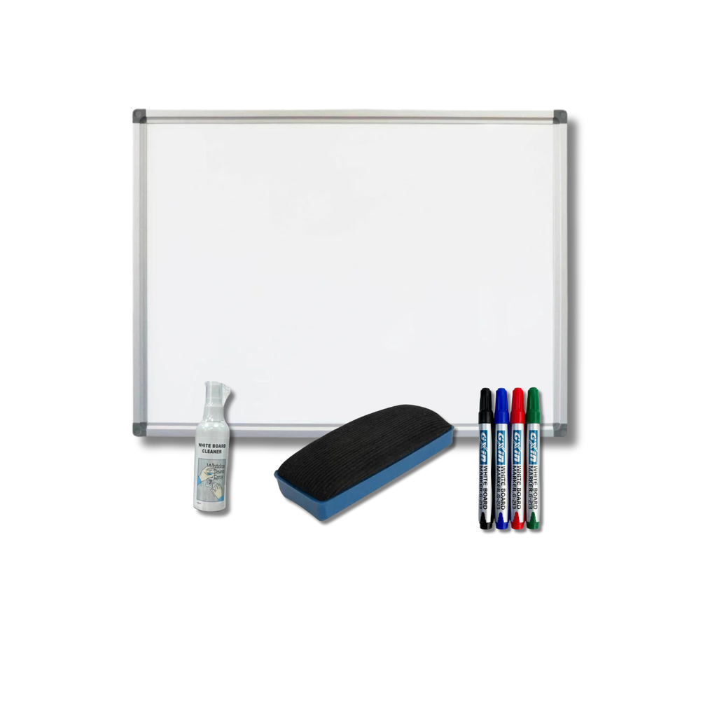Double sided Magnetic Whiteboard 90 x 180 Cm Bundle