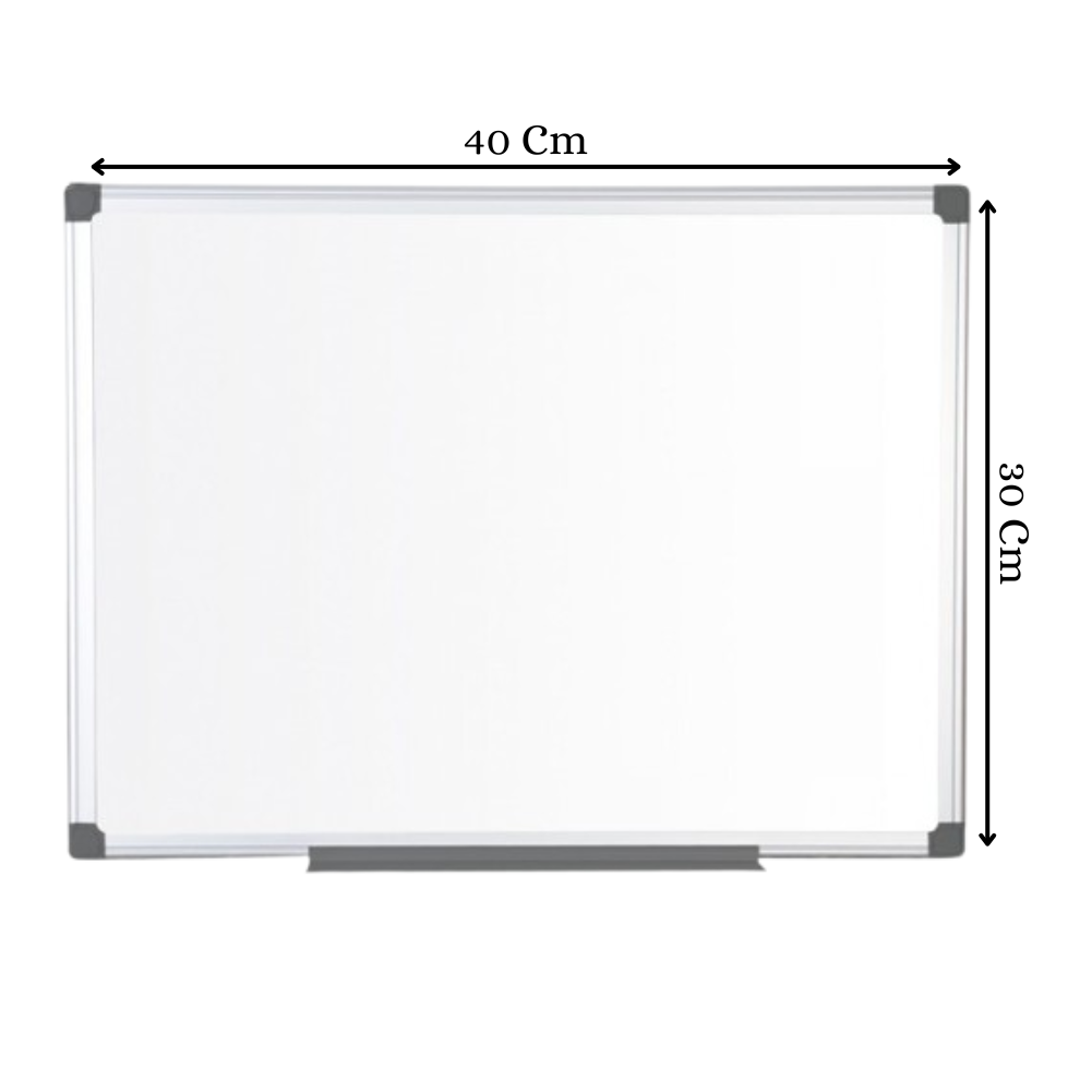 Double sided Magnetic Whiteboard 30 x 40 Cm