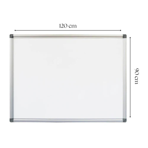 Double sided Magnetic Whiteboard 90 x 120 Cm