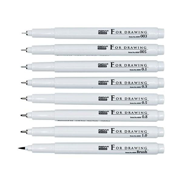 Drawing Pen, black. Marvy 4600