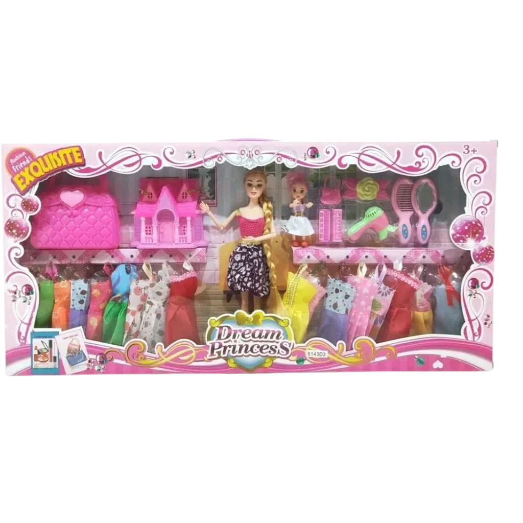 Dream Princess Doll Set With Accessories-8143D3