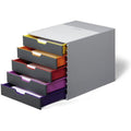 Durable 5 Drawer Plastic Cabinet 7605