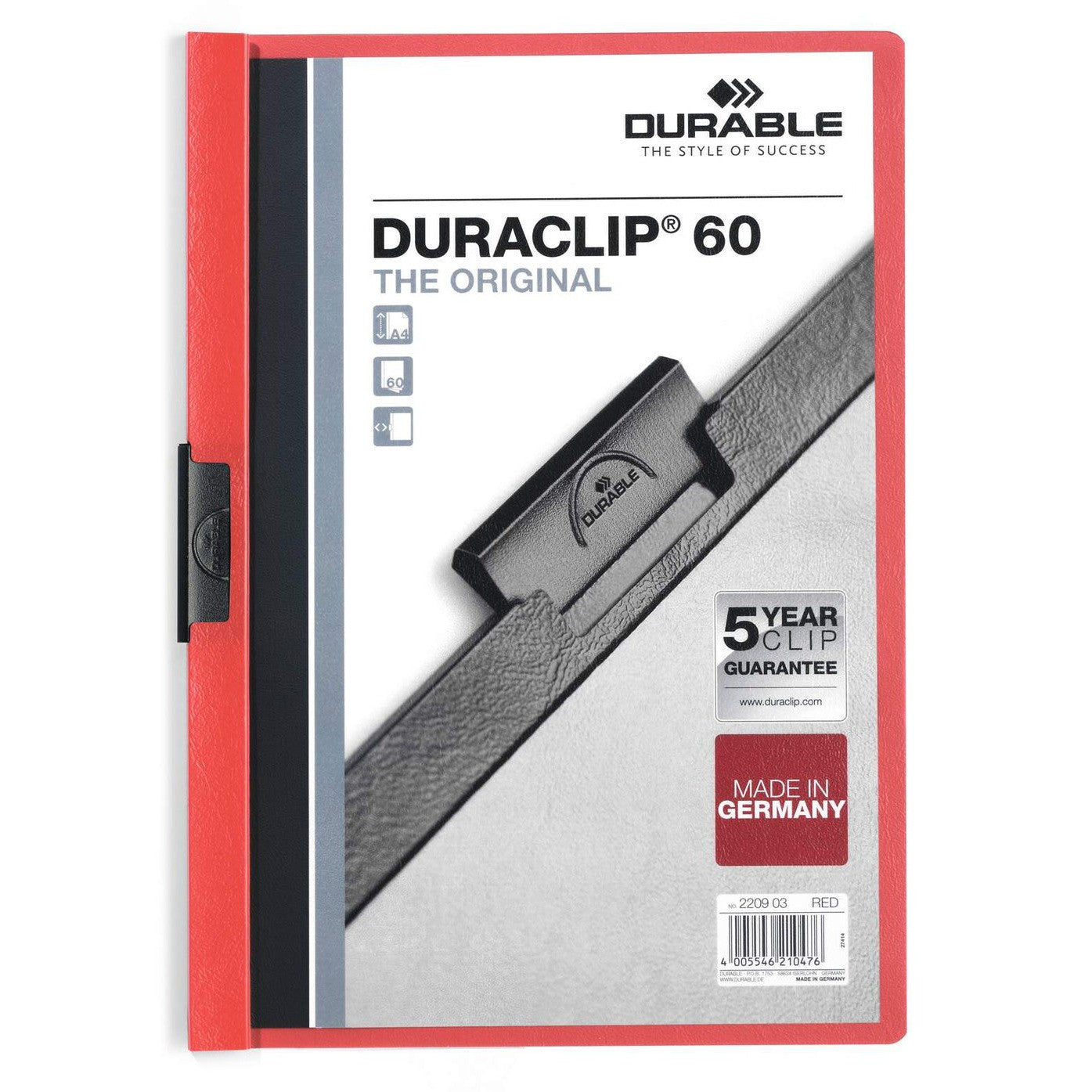 Durable Clip folder Duraclip 1-60 A4 Size