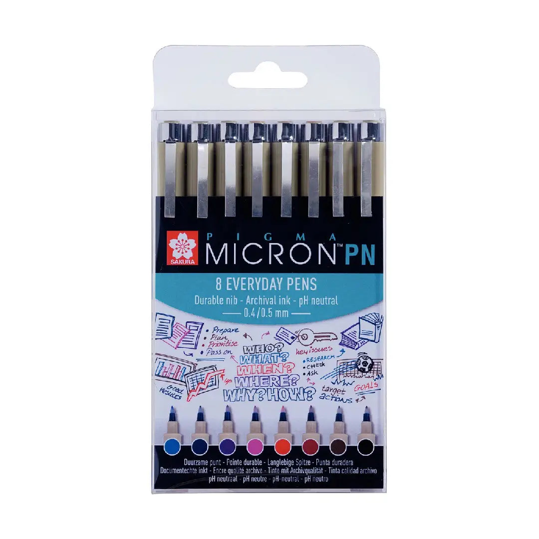 Sakura Pigma Micron Pn Set 8