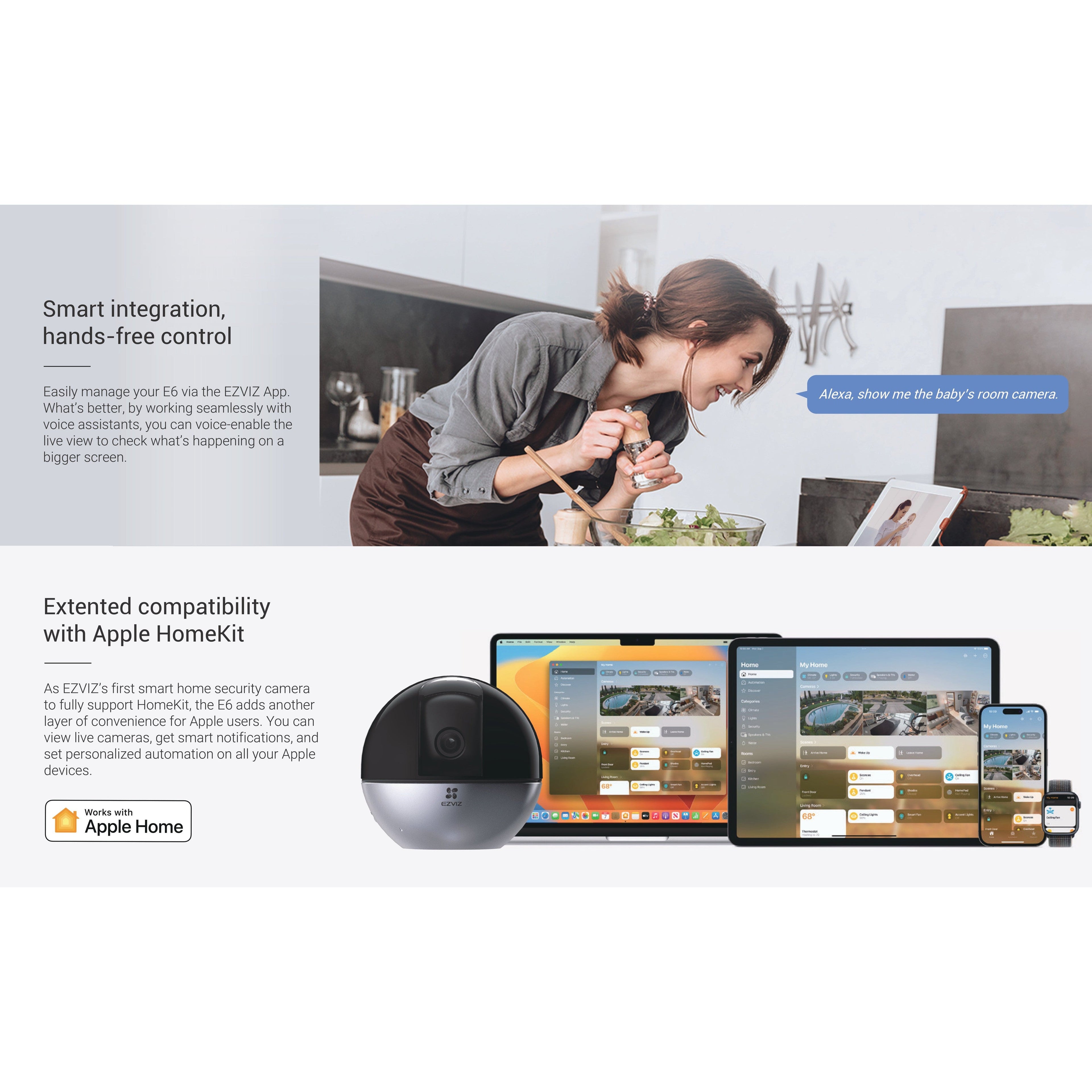 Ezviz E6 3K(5mp) Indoor Wifi Camera