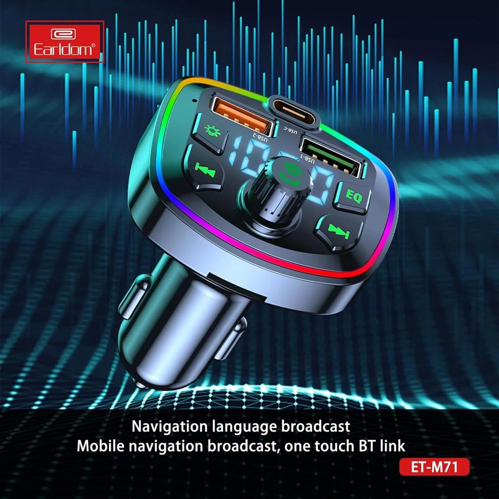 EARLDOM Auto Radio Car Mp3 Player Music Adapter Dual