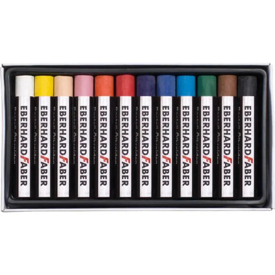 EBERHARD FABER Artist Color Oil Pastel Crayons Cardboard Box of 12