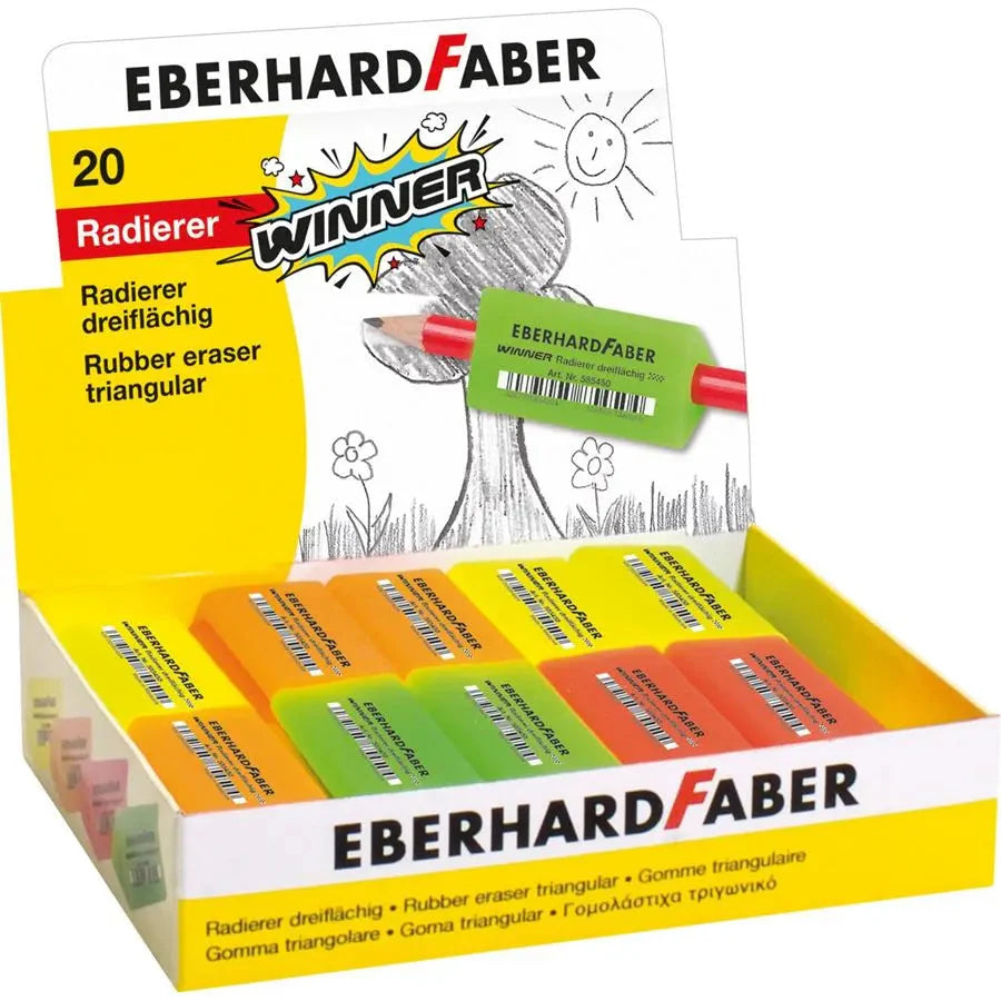 EBERHARD FABER Winner Eraser Neon Triangular