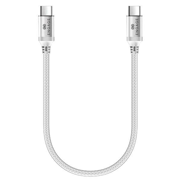 Engage Type-C To Type-C 30Cms Cable White