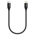 Engage Type-C To Lightning 30Cms Cable Black
