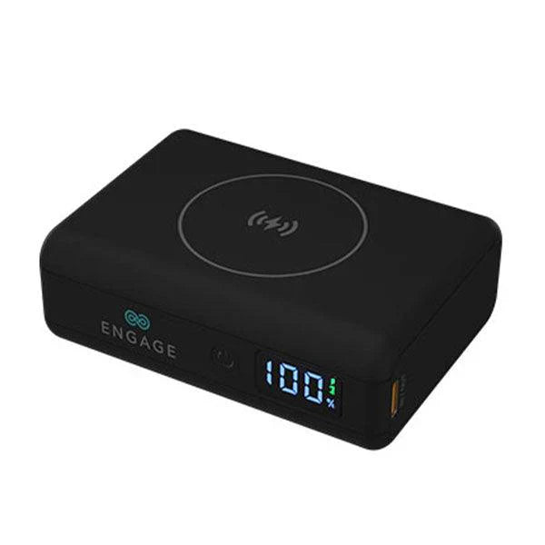 Engage Compact Wireless Magnetic Pb 10000 Mah W/Led Display Pd 45W