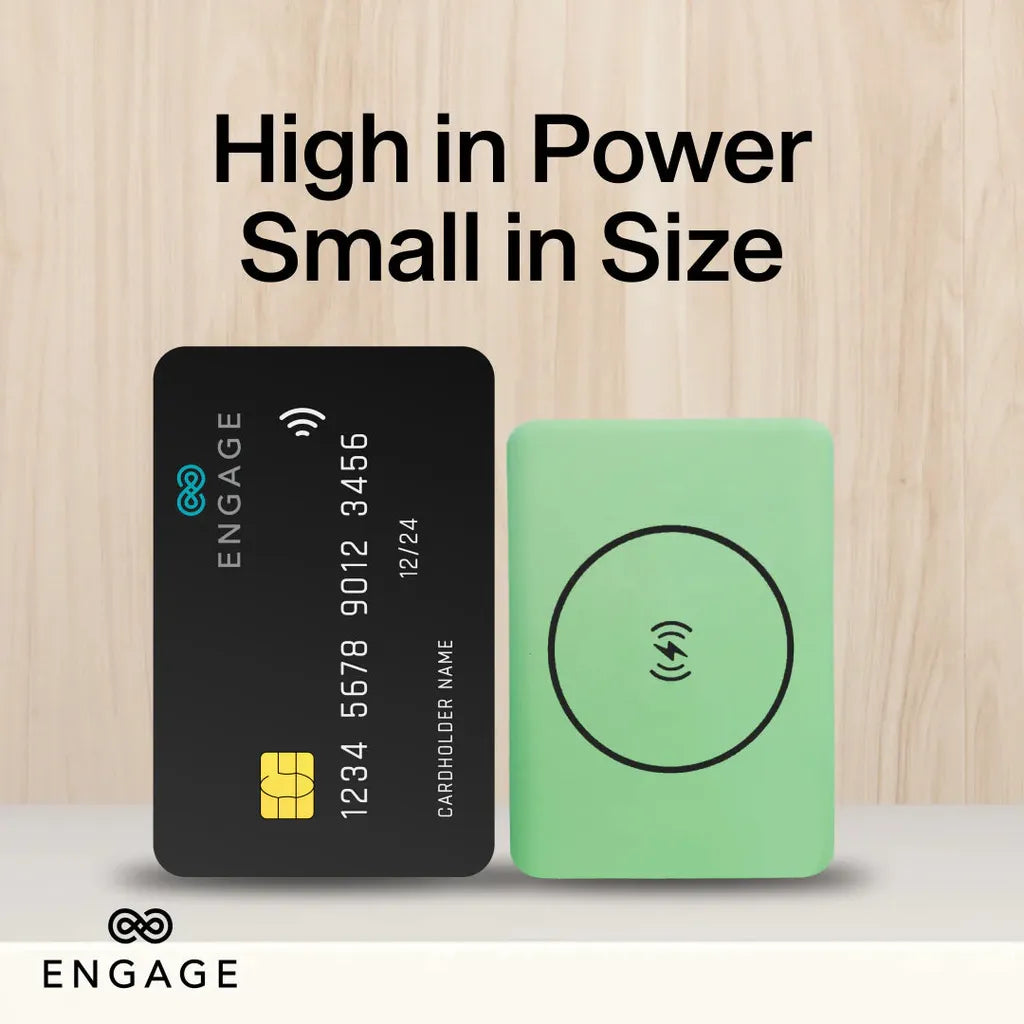 ENGAGE COMPACT WIRELESS MAGNETIC PB 10000MAH W/LED DISPLAY-WHT 45W(37W/H)