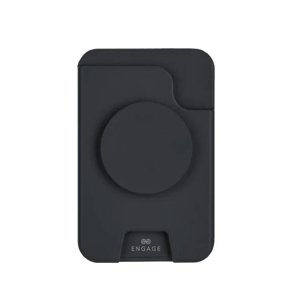 ENGAGE MAGSAFE WALLET WITH POPHOLDER - BLACK