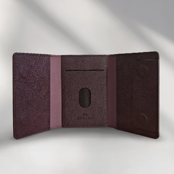 ENGAGE TRI-FOLD MAGSAFE WALLET - PURPLE