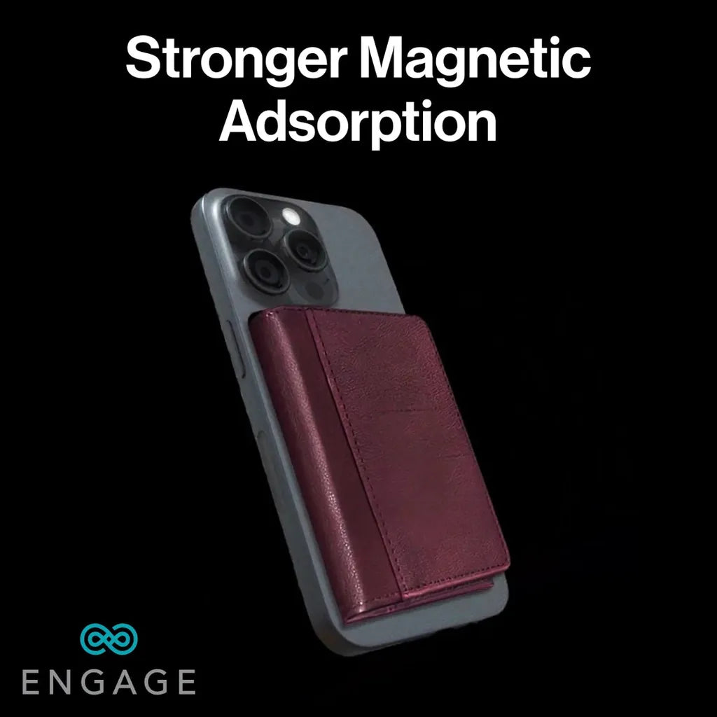 ENGAGE TRI-FOLD MAGSAFE WALLET - PURPLE