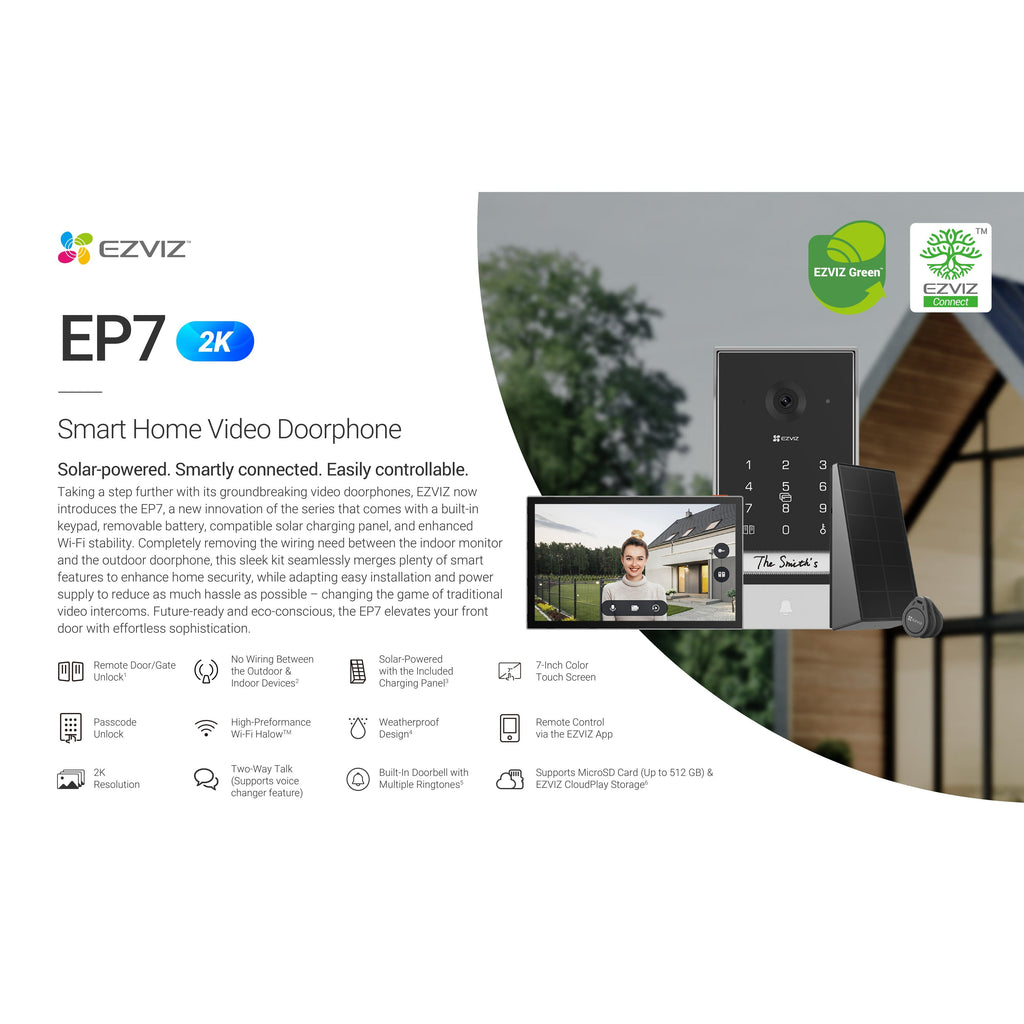 Ezviz EP7 Smart Home Video Doorphone