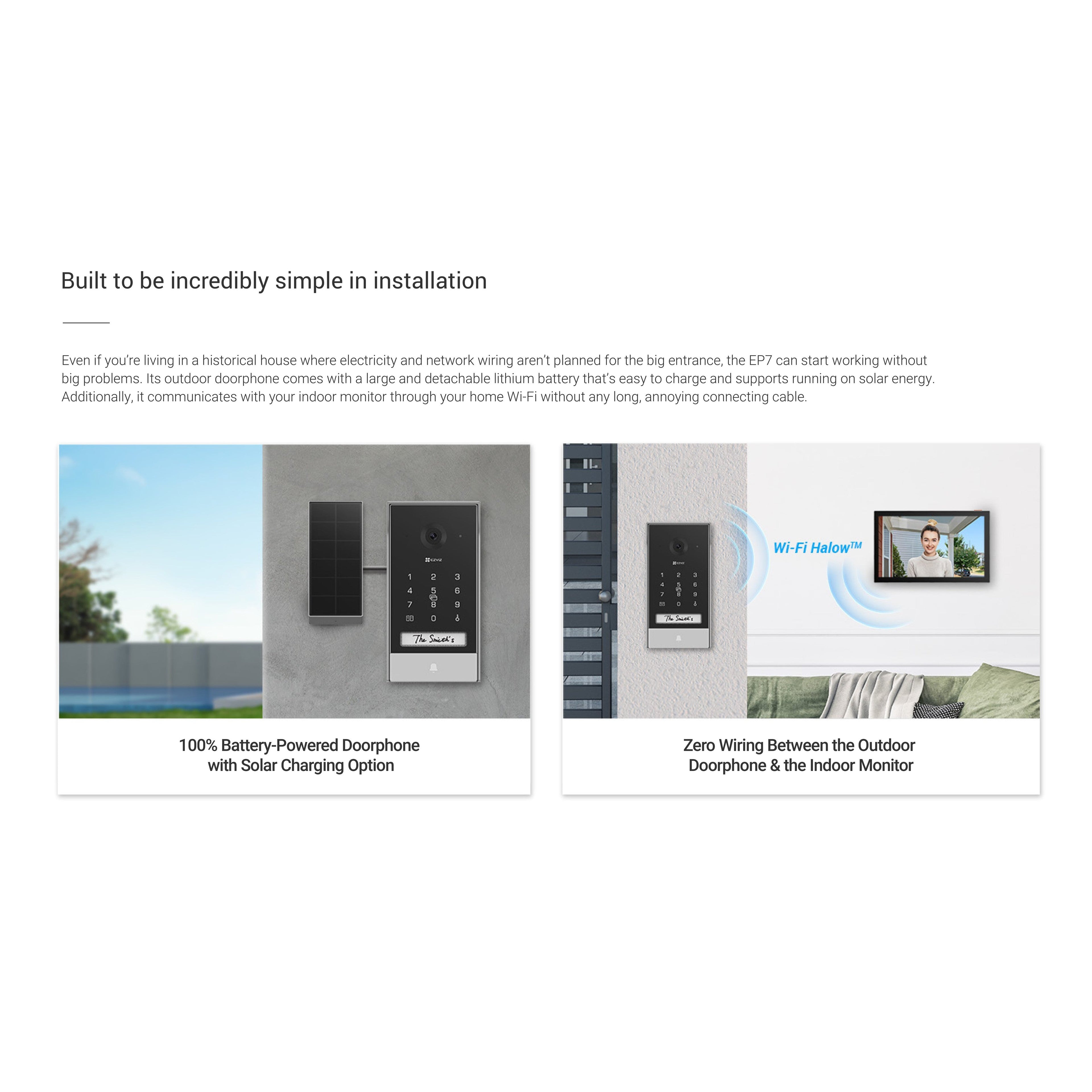 Ezviz EP7 Smart Home Video Doorphone