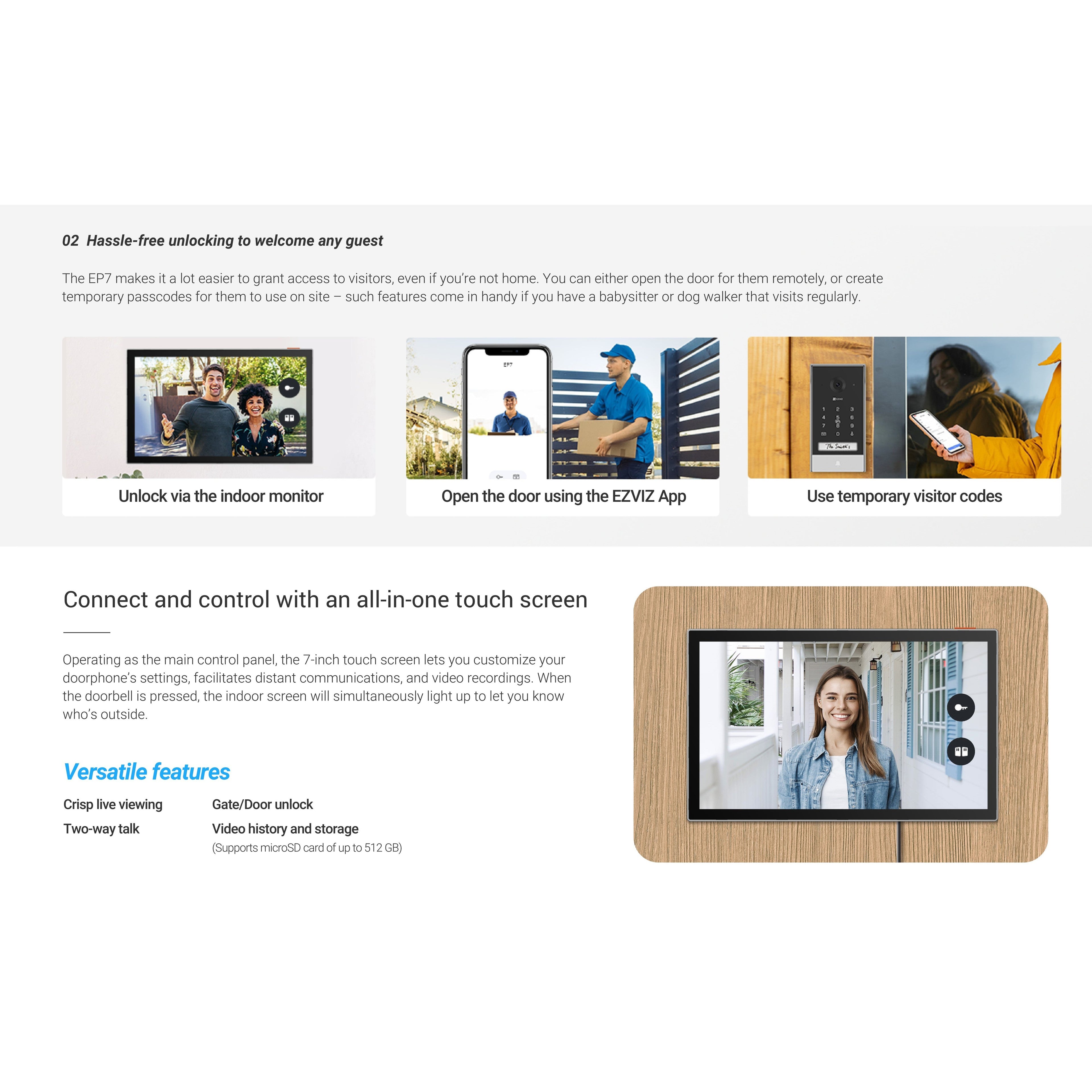 Ezviz EP7 Smart Home Video Doorphone
