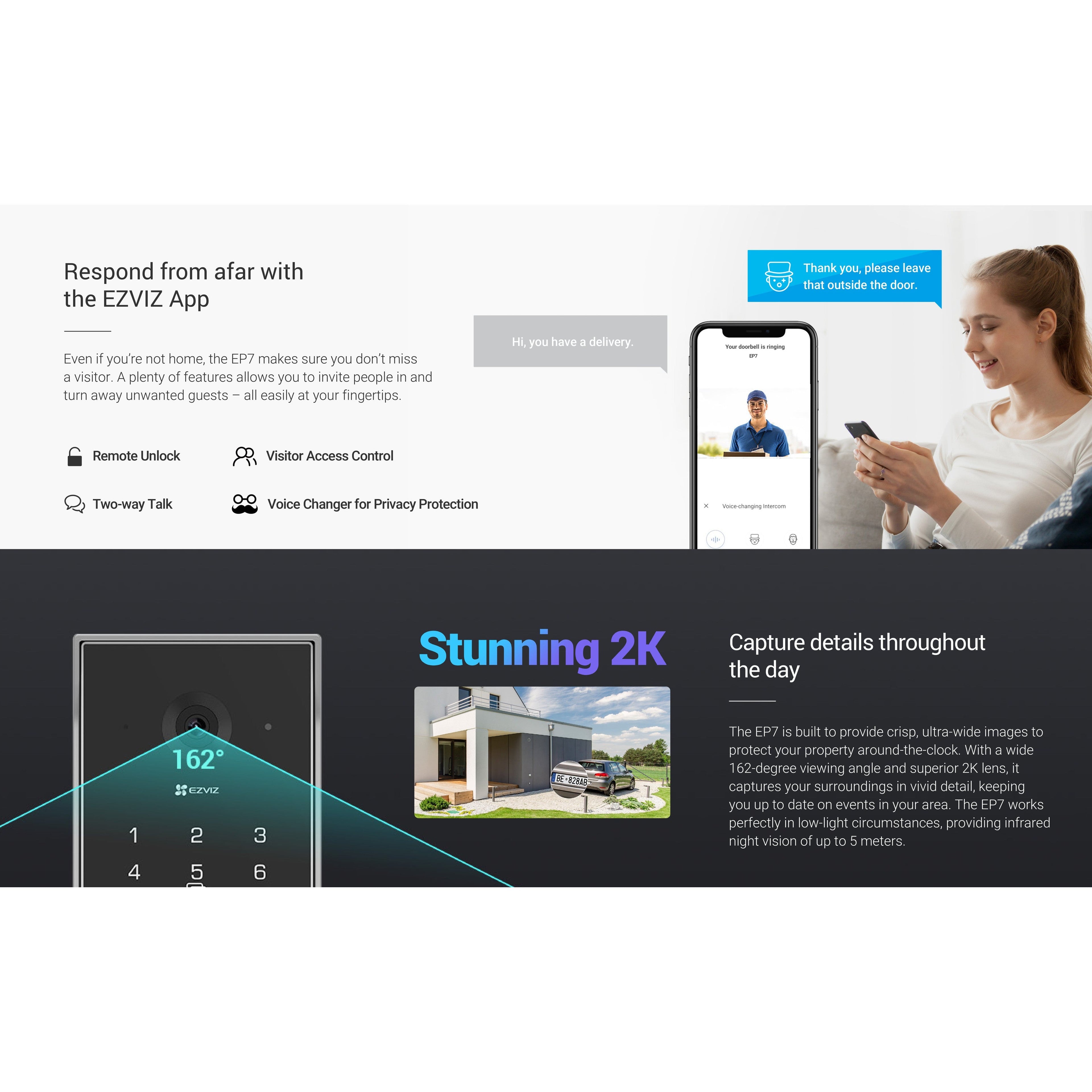 Ezviz EP7 Smart Home Video Doorphone