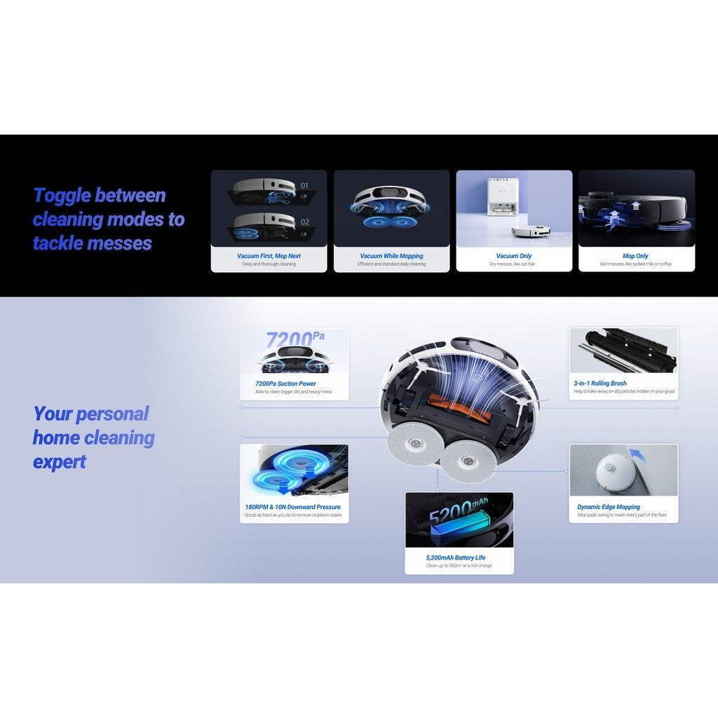 Ezviz RS20 Pro Robot Vacuum & Mop Combo