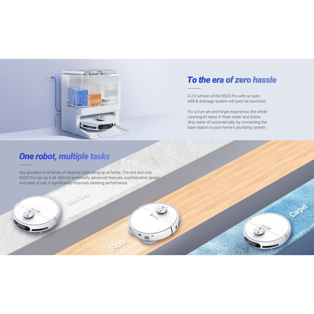 Ezviz RS20 Pro Robot Vacuum & Mop Combo