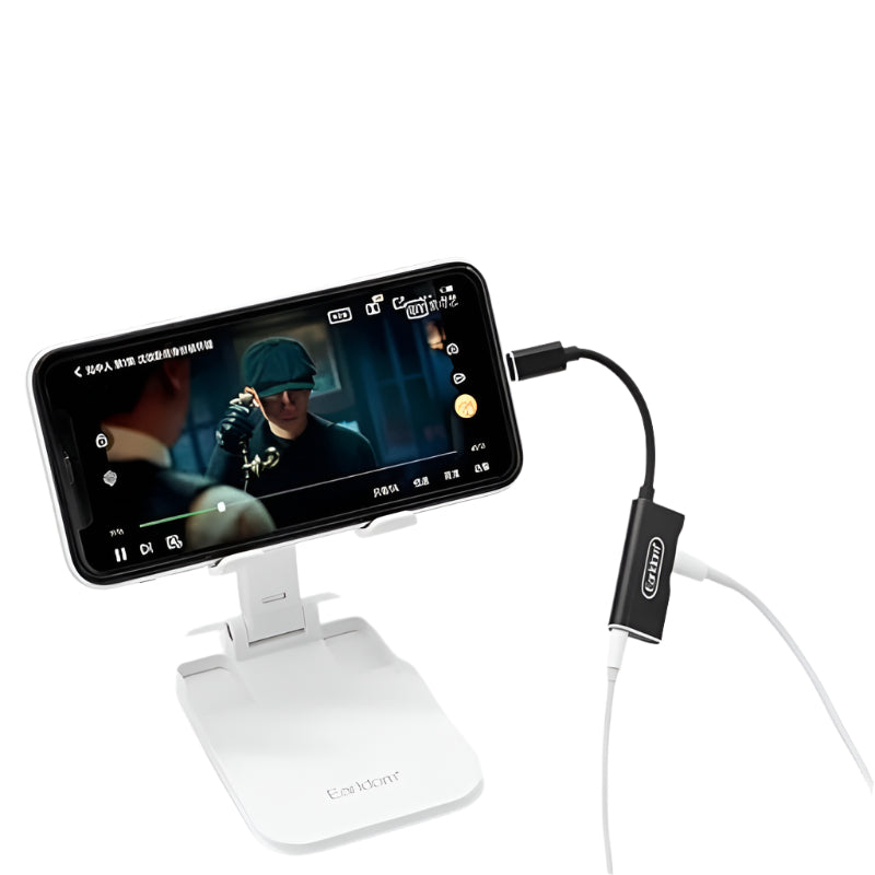 Earldom 2-in-1 Lightning Adapter to Lightning Charger and AUX 3.5mm