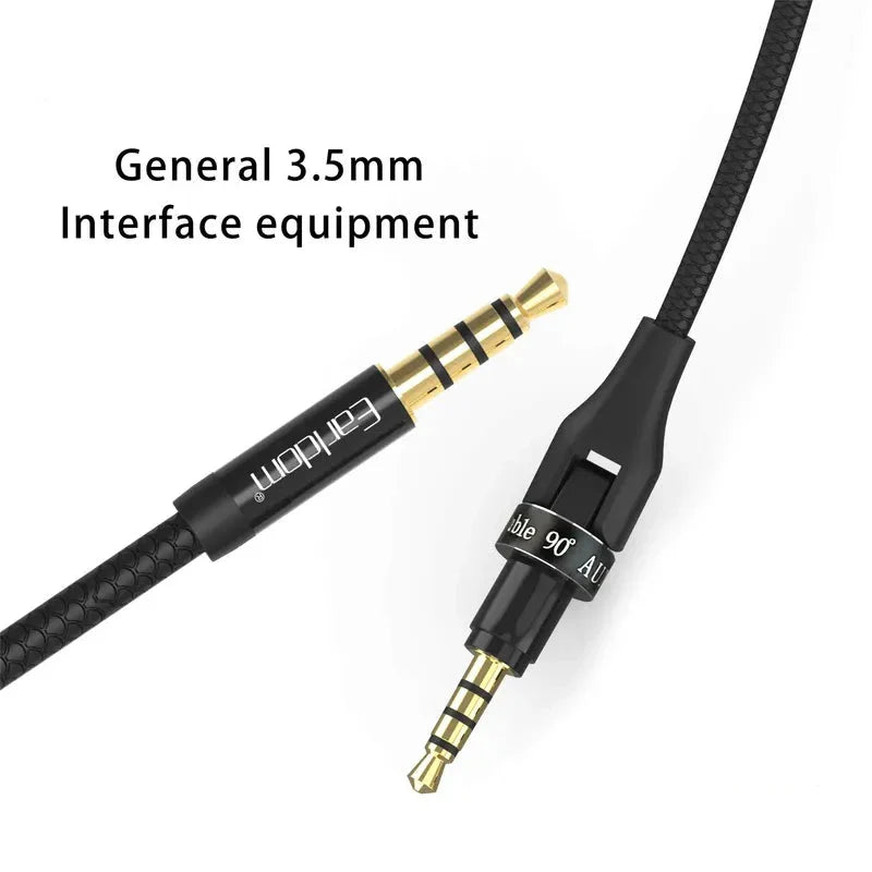 Earldom 90° Bendable 3.5mm AUX Cable – 1.2M