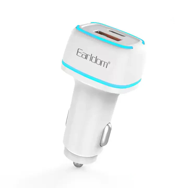 Earldom ES-CC11 Car Charger With PD type c to type C Cable