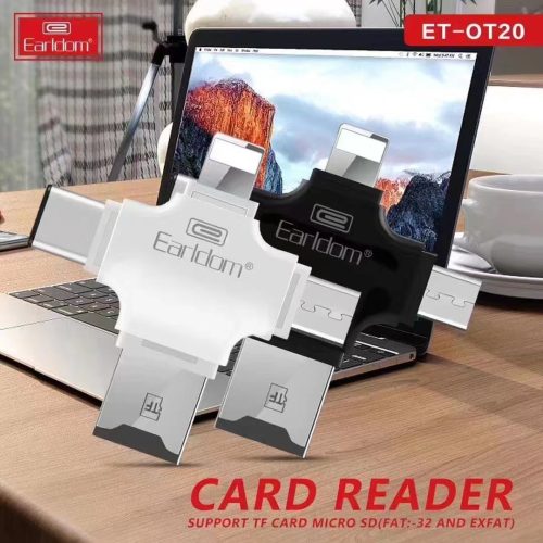 Earldom ET-OT20 All-in-One Card Reader - Black