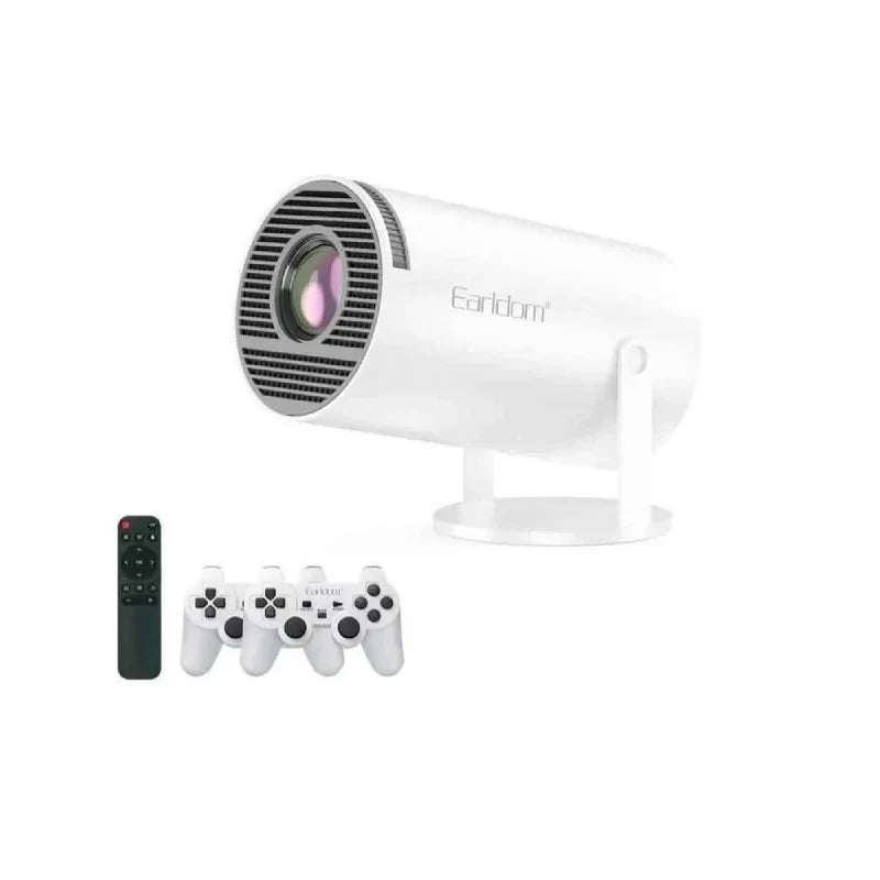Earldom ET-PJ03 2-in-1 Game Projector - HD / Bluetooth / White