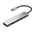 Earldom ET-W18 6 In 1 Type-C 4K HDMI Plug & Play Multifunctional Adapter HUB