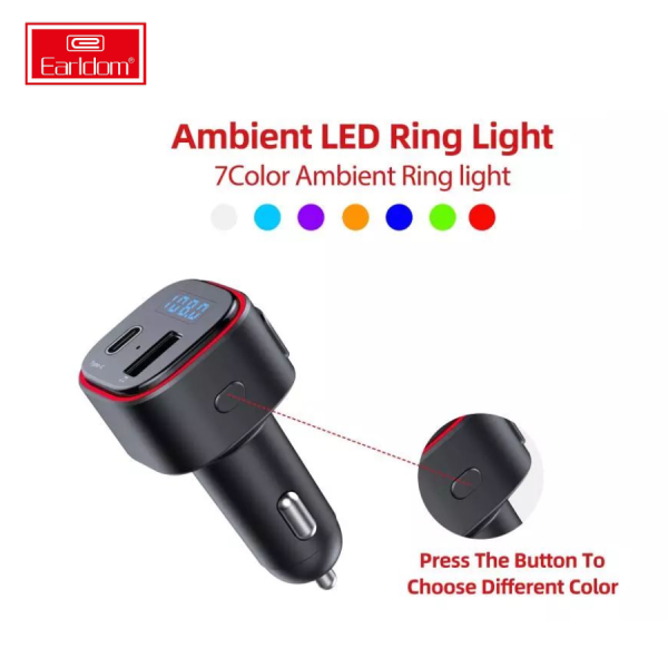 Earldom M52 Wireless FM Car Charger