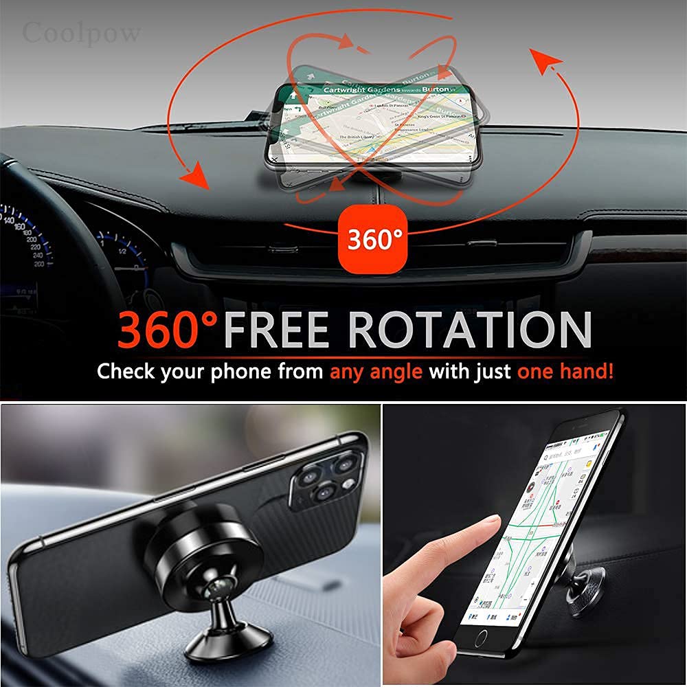 Earldom Magnetic Car Holder – Compact Dashboard Mount