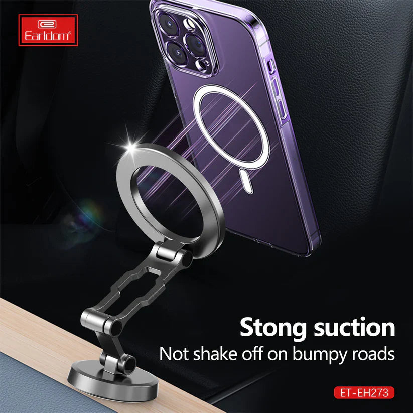 Earldom Magnetic Folding Phone Stand – 360° Adjustable Desk Mount
