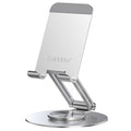 Earldom Metal Foldable Desktop Stand – Adjustable Phone & Tablet Holder