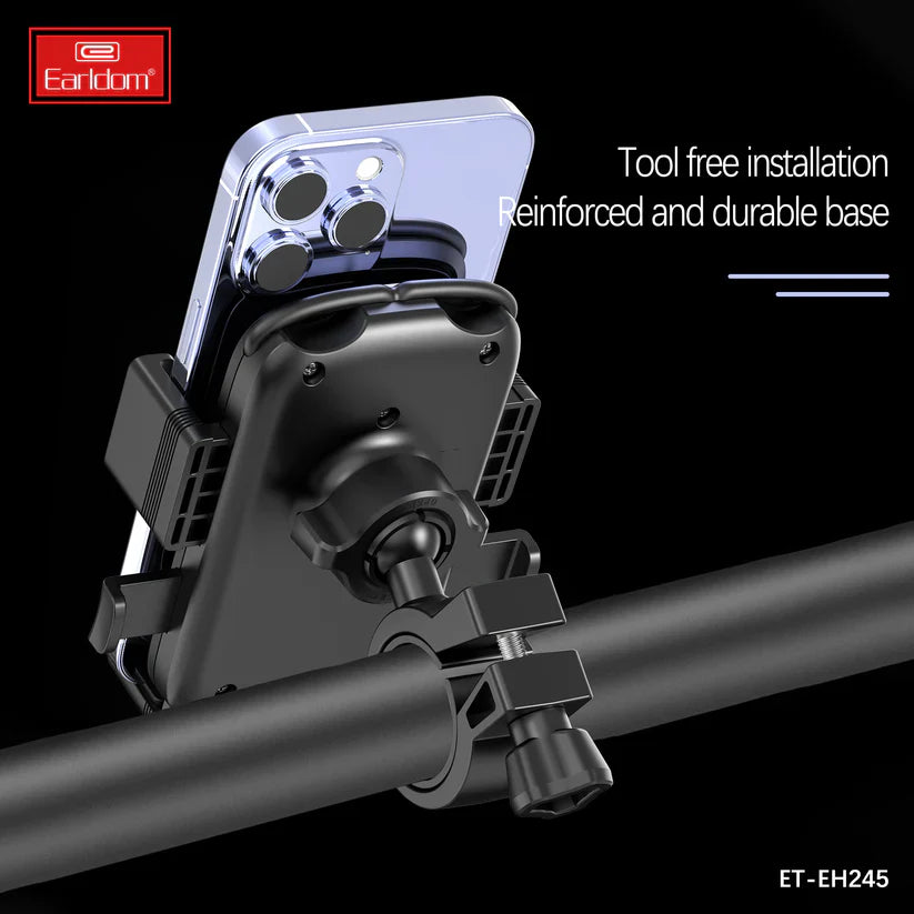 Earldom Motorcycle & Bicycle Phone Holder – Handlebar Mount