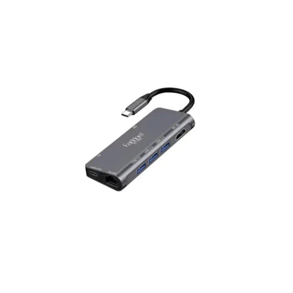 Earldom ET-W21 8 In 1 Type-C Multifunctional HUB
