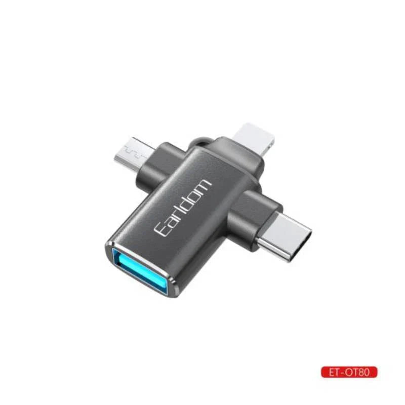 Earldom OT80 3-in-1 Converter - Micro USB / Lightning / USB-C