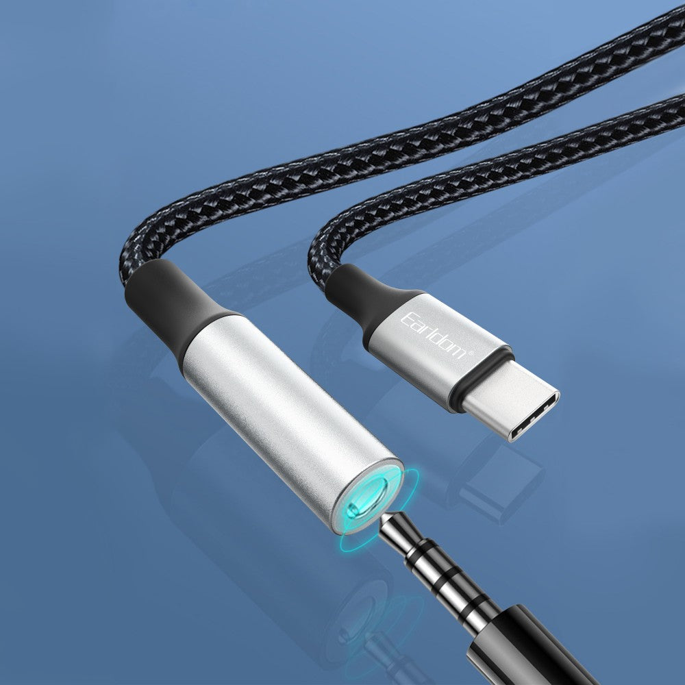 Earldom Ot77 Black Type-C to Aux Converter