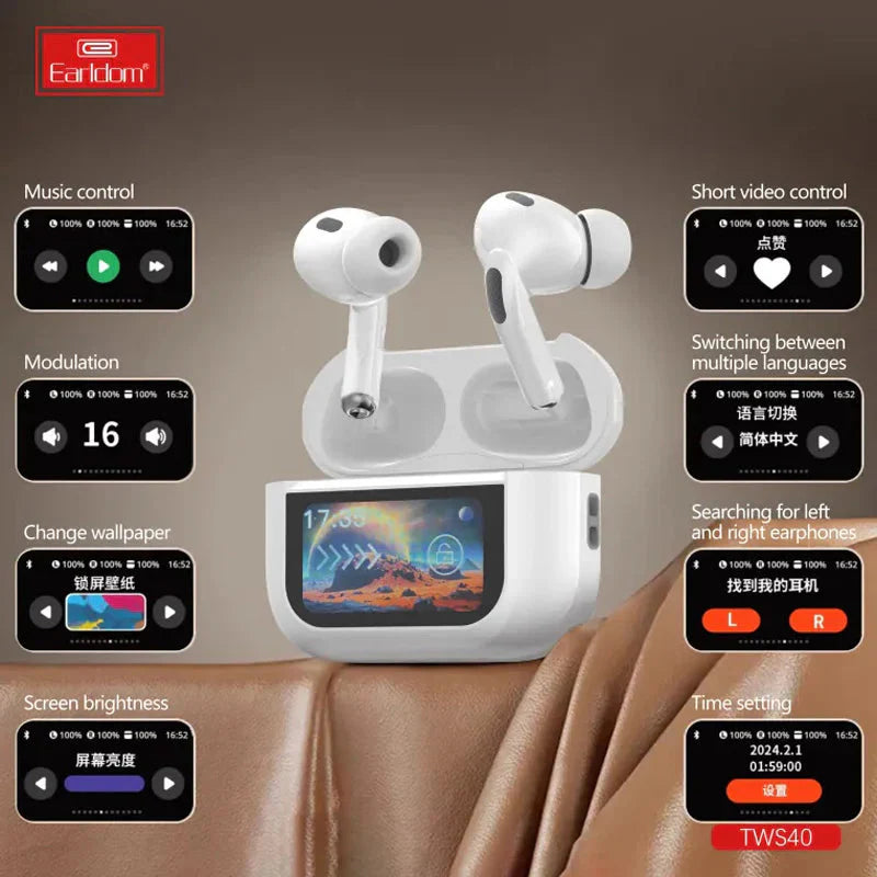 Earldom TWS Wireless Earbuds - 5.3 / 30mAh / USB-C