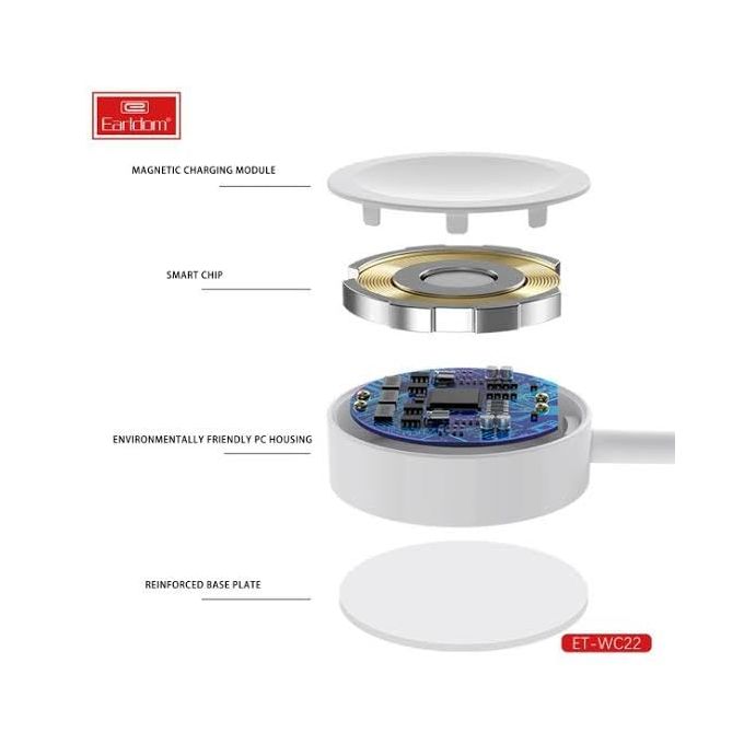 Earldom USB-C Magnetic Watch Charging Cable – Fast Wireless Charger
